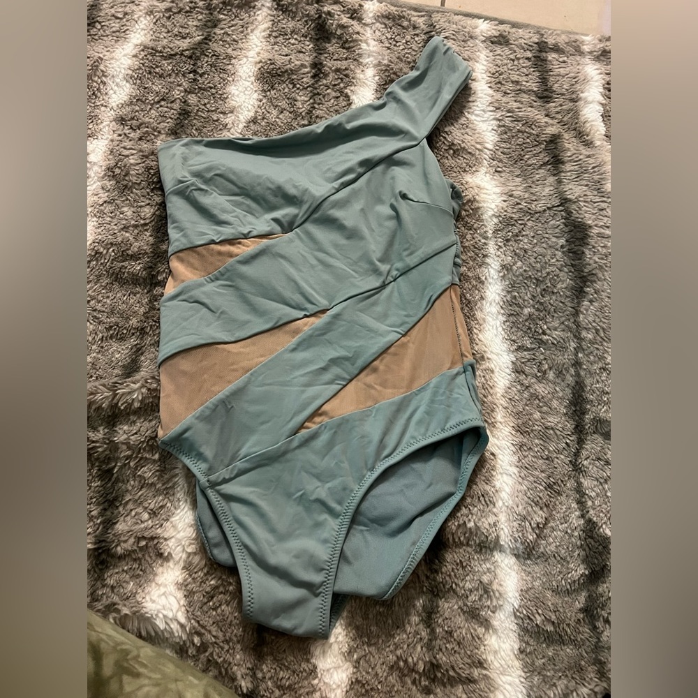 Light Blue One Piece Swimsuit